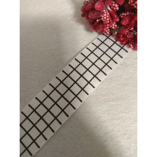 ОПТ Лента репсовая с рисунком 25мм*25 ярдов